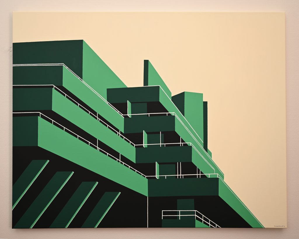 Frida Starvid_National Theatre Green_vinyl on canvas 120x150