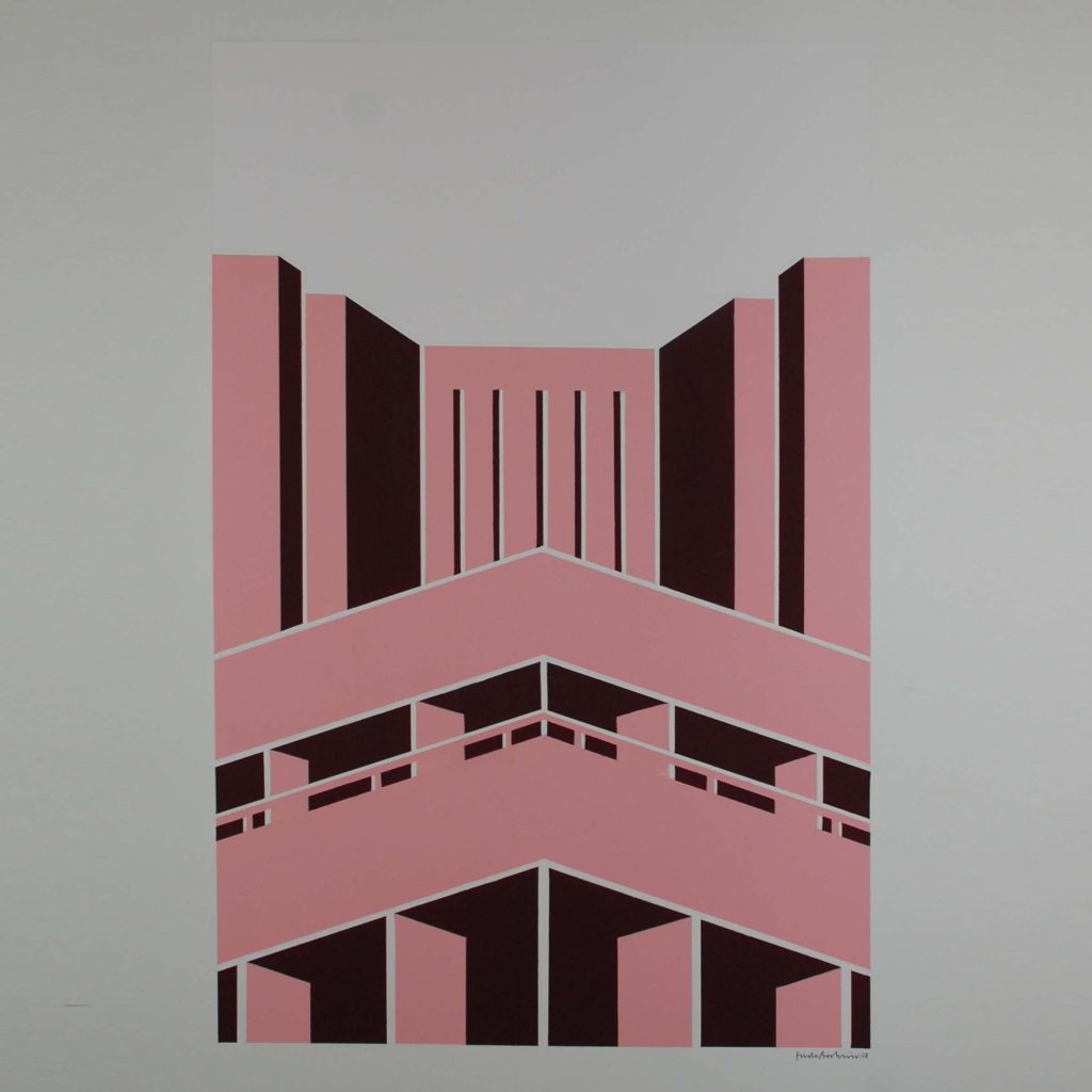Frida Starvid_national_theatre_on_paper_pink 50x70